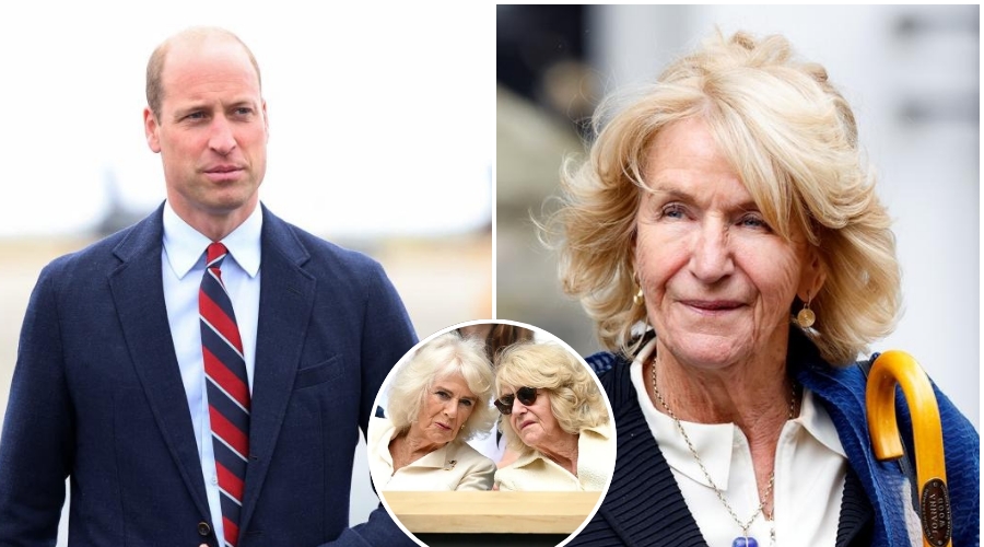 Prince William, Queen Camilla and Sister Annabel Elliott