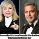 Roseanne Barr and George Clooney