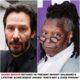 Keanu Reeves and Whoopi Goldberg