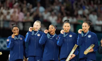 Simone Biles and team