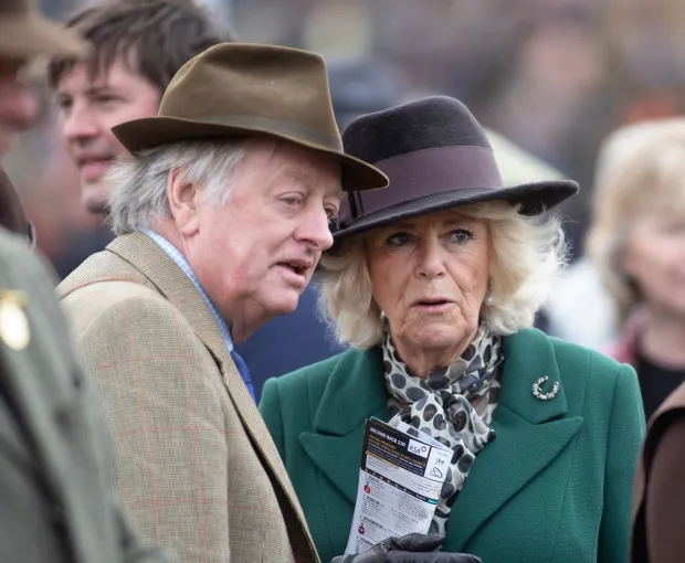 Captain Ian Farquhar and Queen Camilla