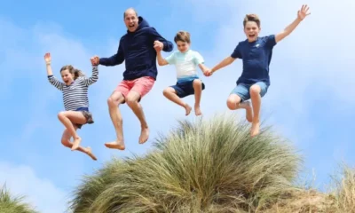 Prince William with their kids