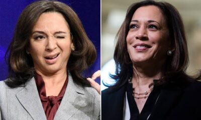 Maya Rudolph and Kamala Harris