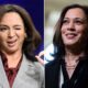 Maya Rudolph and Kamala Harris