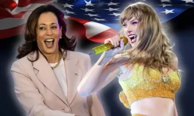 Kamala Harris and Taylor Swift