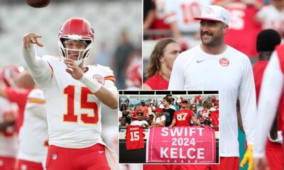 Patrick Mahomes and Travis Kelce