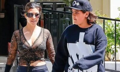 Kourtney Kardashian and son Mason