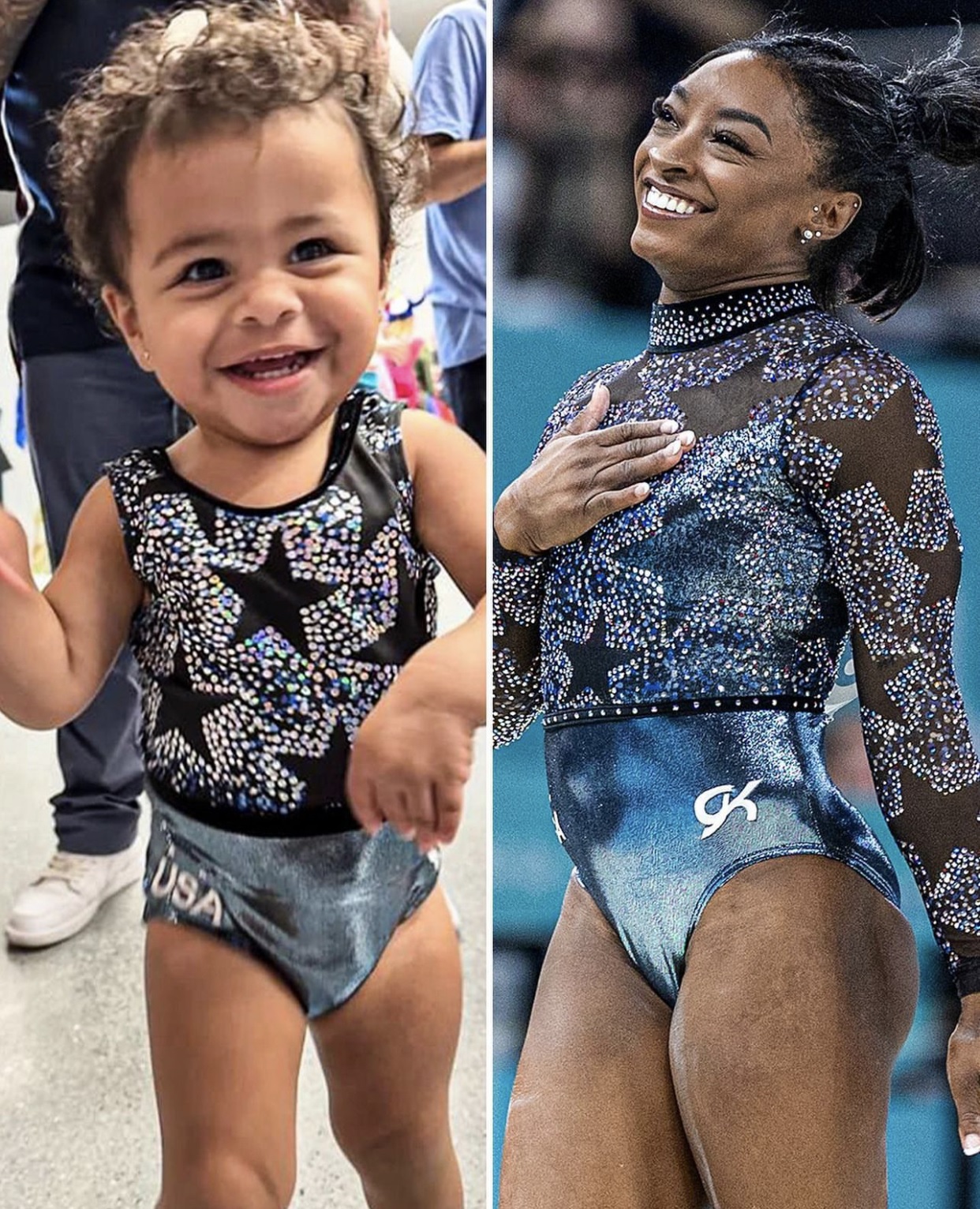 Simone Biles and Niece