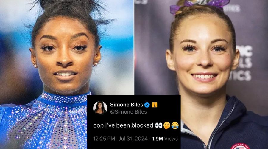 Simone Biles and MyKayla Skinner