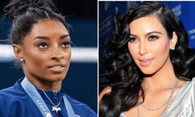 Simone Biles and Kim Kardashian