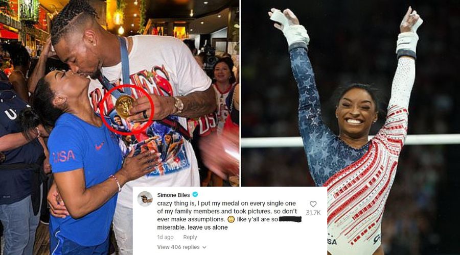 Simone Biles and husband Jonathan Owens