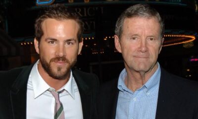 Ryan Reynolds with his father