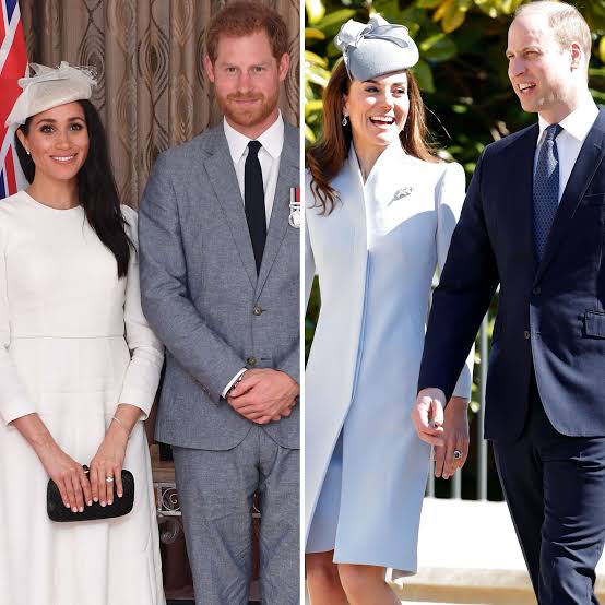 Meghan Markle, Prince Harry, Prince William and Kate Middleton