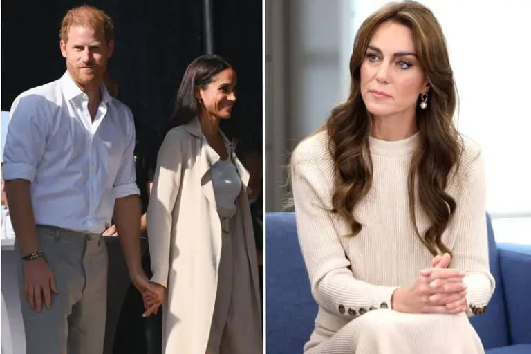 Kate Middleton, Prince Harry and Meghan Markle