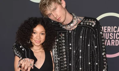 Machine Gun Kelly with hi daughter