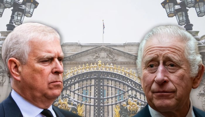 King Charles and Prince Andrew