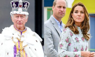 King Charles, Prince William and Kate Middleton