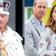 King Charles, Prince William and Kate Middleton