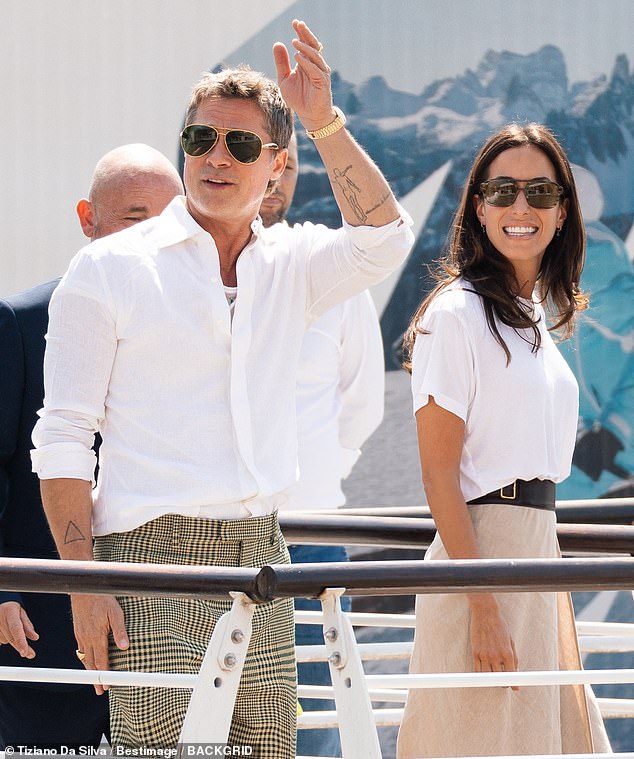 Brad Pitt and Ines de Ramon