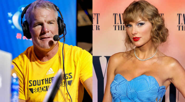 Brett Favre and Taylor Swift