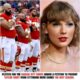 Taylor Swift and KC Chiefs Players