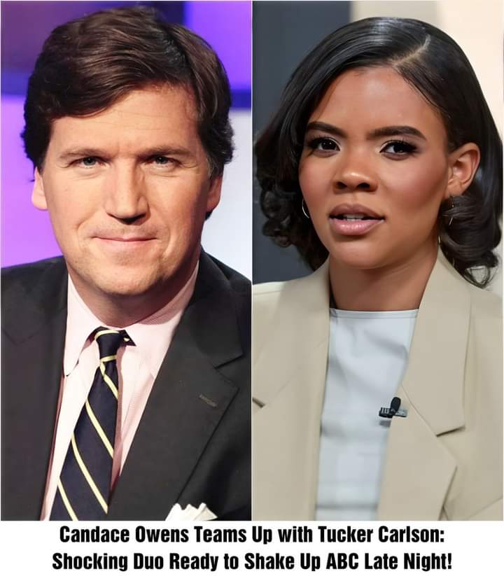 Tucker Carlson and Candace Owens