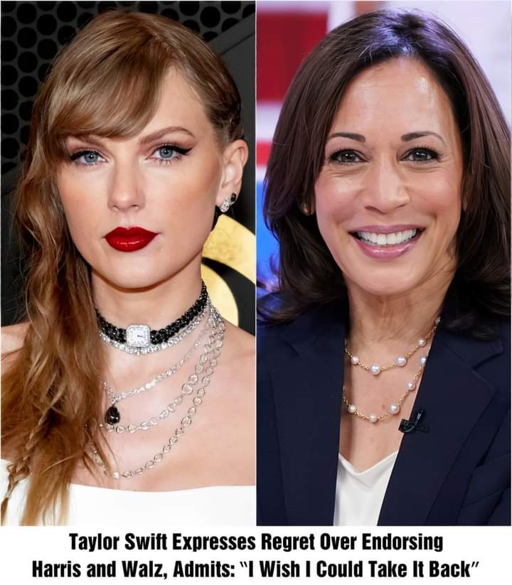 Taylor Swift and Kamala Harris