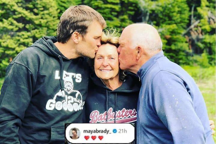 Tom Brady and his parents