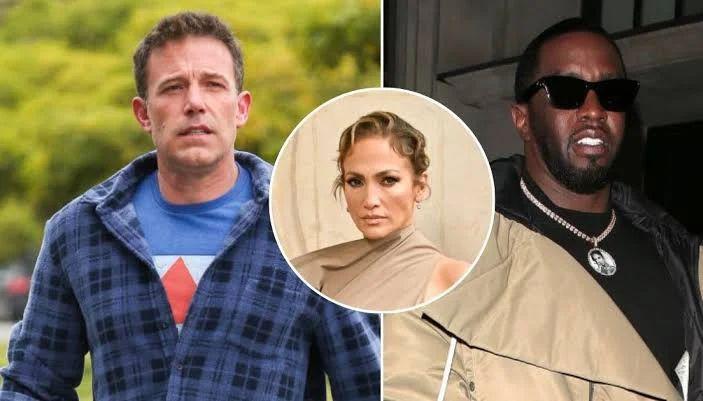 Jennifer Lopez, Ben Affleck and P Diddy