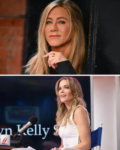 Jennifer Aniston and Megyn Kelly