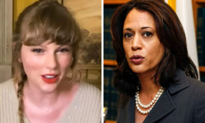 Taylor Swift and Kamala Harris