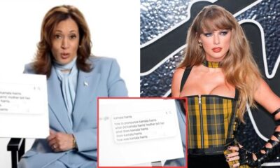 Taylor Swift and Kamala Harris