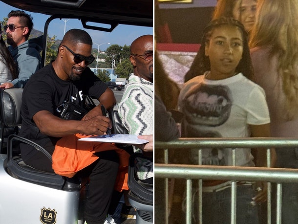 Jamie Foxx and North West