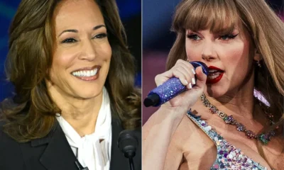 Taylor Swift and Kamala Harris