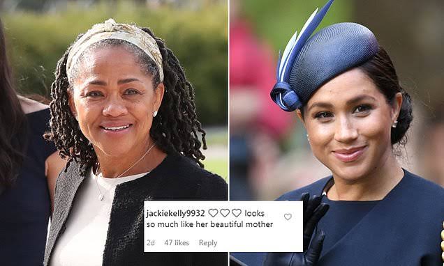 Meghan Markle and Doria Ragland