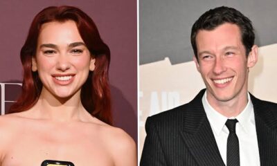 Dua Lipa and Callum Turner