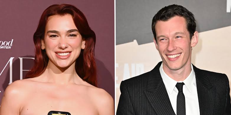 Dua Lipa and Callum Turner