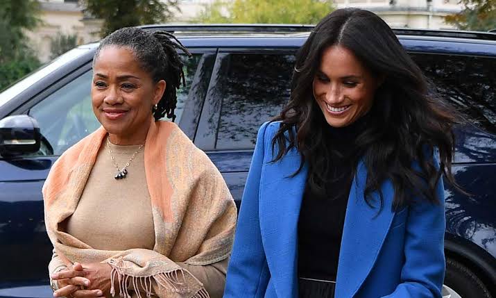 Meghan Markle and Doria Ragland