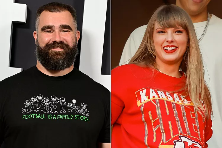 Jason Kelce and Taylor Swift