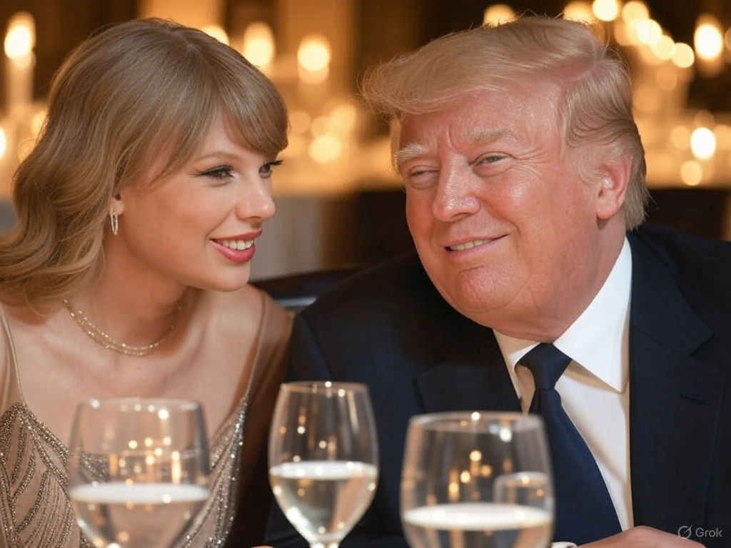 Taylor Swift and Donald Trump