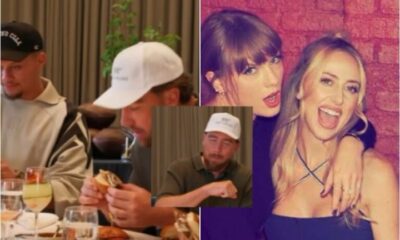 Taylor Swift, Brittany Mahomes, Travis Kelce and Patrick Mahomes